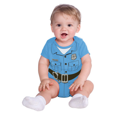My First Halloween Police Officer One Piece Costume