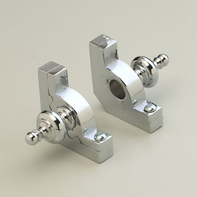Zoroufy 48" Sovereign Tubular Stair Rod Set with Smooth Brackets Urn Finials