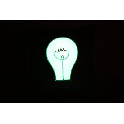 The Little Acorn Light Bulb Pillow