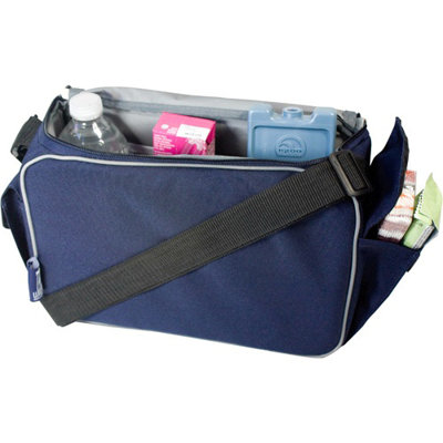 Wildkin Solid Colors Lunch Cooler in Navy Blue
