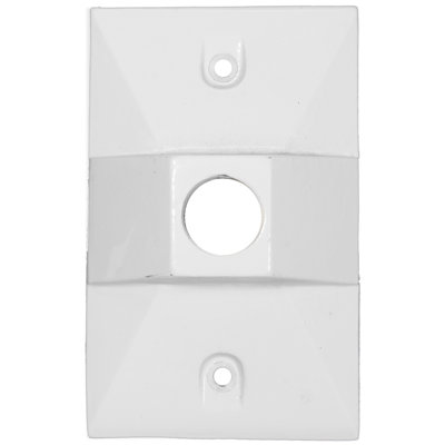 Morris Products One Hole Rectangular Lamp Holder One Gang Weatherproof Covers