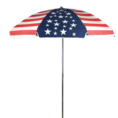 7.5’ American Flag Beach Umbrella | Wayfair