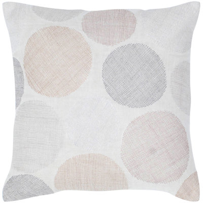Rizzy Home Beige Cotton Decorative Pillow