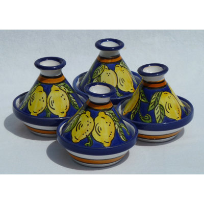 Citronique Design Mini Tagines (Set of Four)
