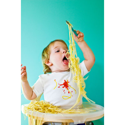 Uh-Oh Industries The Messy Line - Sauce Toss Top Shirt in White
