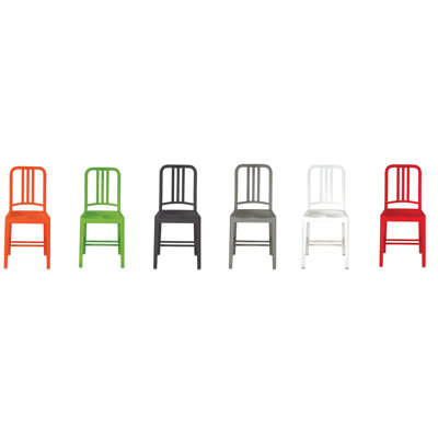 Emeco 111 Navy Side Chair - Coca-Cola Collaboration