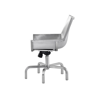 Emeco Sezz Swivel Chair with Glides