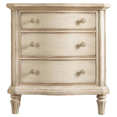 The Classic Portfolio European Cottage 3 Drawer Nightstand by Stanley Furniture -image