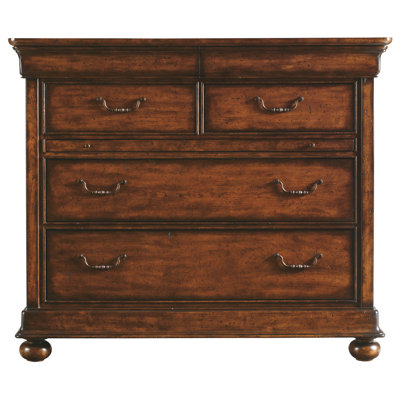 The Classic Portfolio Louis Philippe 4 Drawer Media Chest by Stanley Furniture -image