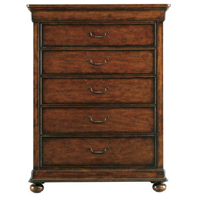 The Classic Portfolio Louis Philippe 5 Drawer Chest by Stanley Furniture -image