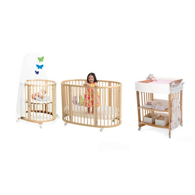 Stokke Sleepi Bassinet and Crib Nursery Set