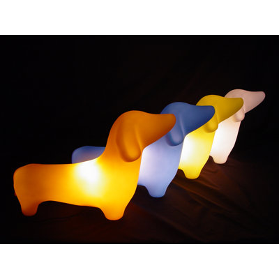 Offi Dachshund Dog Pet Lamp in Soft White