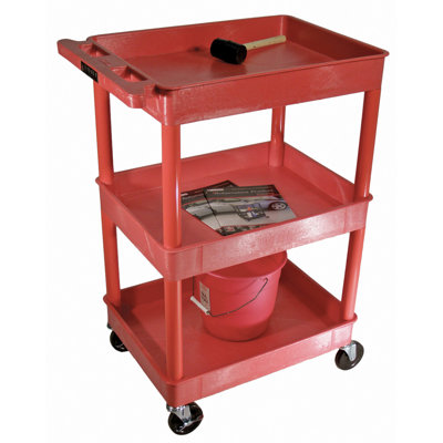 Luxor Three Shelf Tub Cart