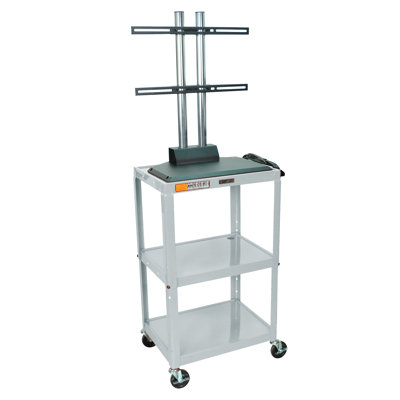 Luxor Adjustable Height Flat Panel Cart