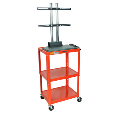 Luxor Adjustable Height Flat Panel Cart