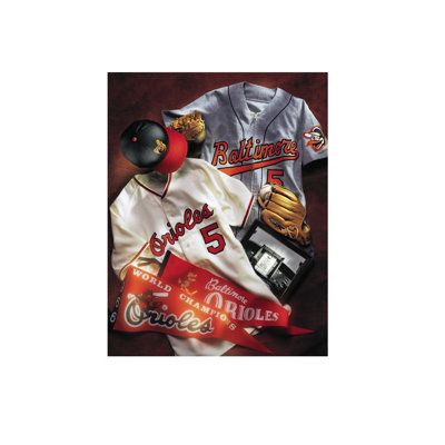 Artissimo Designs MLB Vintage Jersey Collage Canvas Wall Art