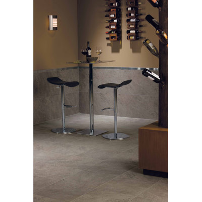 American Olean Allora 18" x 36" Unpolished Porcelain Tile in Argento