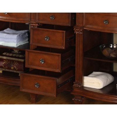 Silkroad Exclusive 60" Blair Double Bathroom Vanity