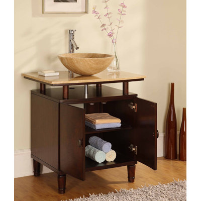 Silkroad Exclusive 29" Fulton Single Bathroom Vanity