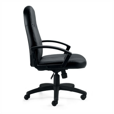 Offices To Go High-Back Leather Managerial Chair
