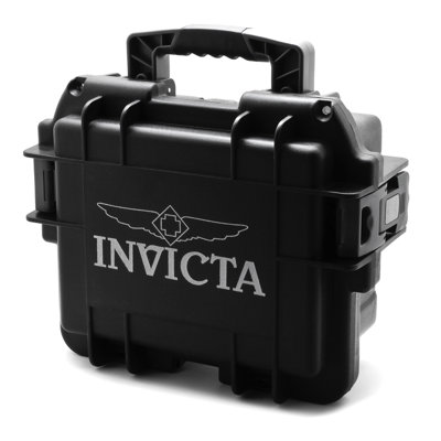 Invicta Men's Subaqua GMT Red Dial Black Polyurethane and Stainless Steel Watch