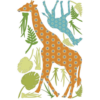 WallPops! ZooWallogy Riley The Giraffe Decal