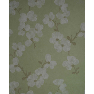 Brewster Home Fashions Verve Blossom Wallpaper in Minted Green