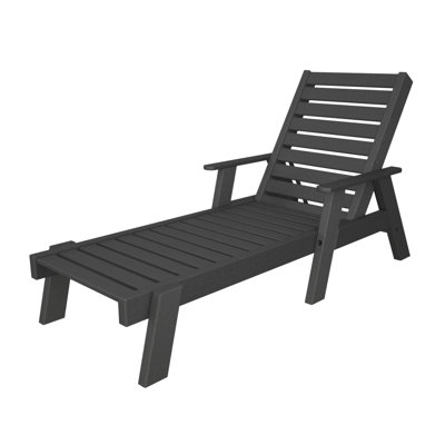POLYWOOD&reg; Captain Chaise Lounge with Arms