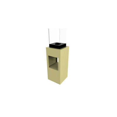 Decorpro Vertikal Bio Ethanol Fireplace Stand and Display Unit