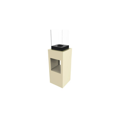 Decorpro Vertikal Bio Ethanol Fireplace Stand and Display Unit