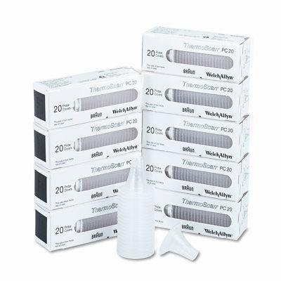 Braun Probe Covers for Thermoscan Pro 4000 Thermometer, 200/box
