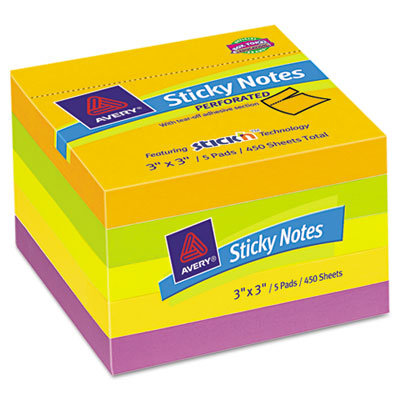 Avery Perforated Sticky Notes