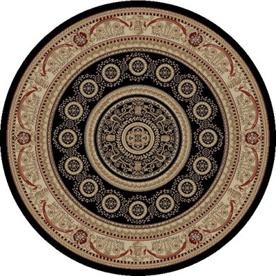 Concord Global Imports Gem Aubusson Black Rug