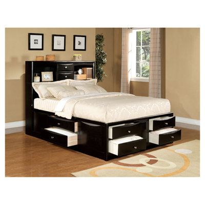 Louis Philippe II Storage Panel Bed by Wildon Home ® -image