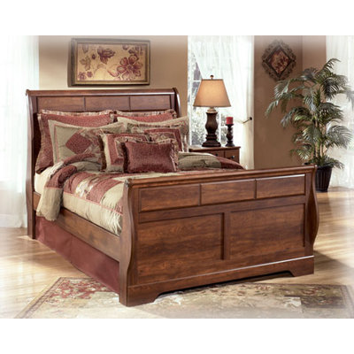 Oakridge Sleigh Headboard in Brown by Wildon Home ® -image