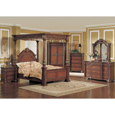 Click To Image : Kamella Poster King Bedroom Collection by Wildon Home ® Now
