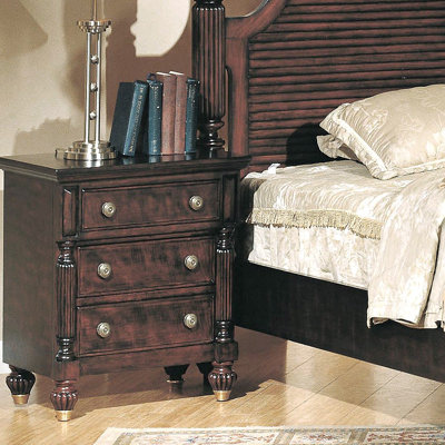 Edinburgh 3 Drawer Nightstand by Wildon Home ® -image