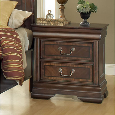 Hennessy 2 Drawer Nightstand by Wildon Home ® -image