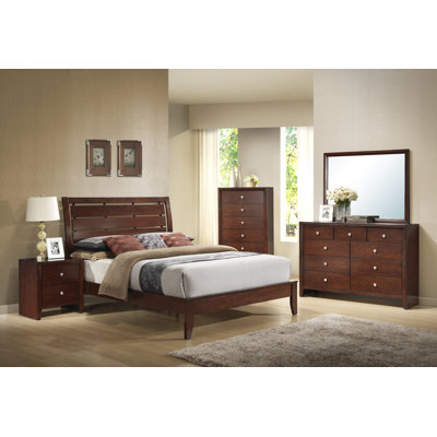 Carolina Sleigh Bedroom Collection by Wildon Home ® -image