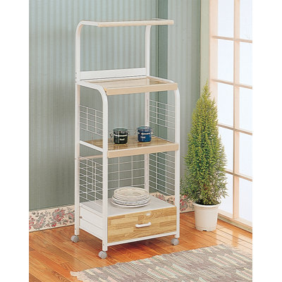 Wildon Home &reg; Gilbert Kitchen Cart with Wood Top