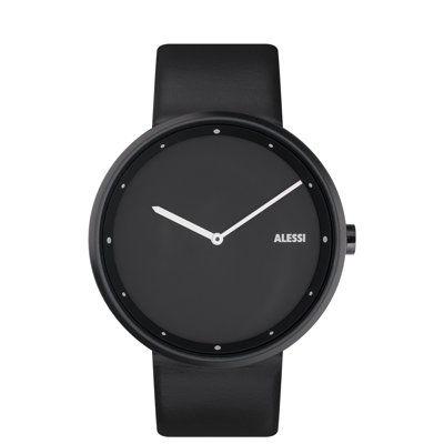 Alessi Out-Time Leather Watch
