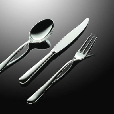 Alessi Caccia Dinner Fork in Mirror Polished by Luigi Caccia Dominioni