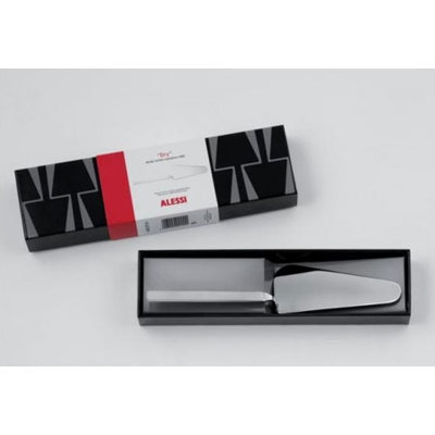 Alessi Dry Cake Server in Mirror with Satin Handle by Achille Castiglioni
