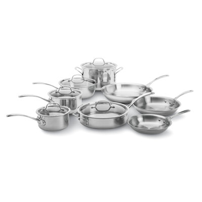 3-Ply Stainless Steel 13-Piece Cookware Set