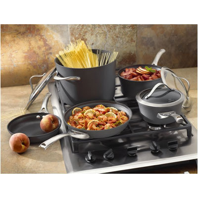 Calphalon Contemporary Hard-Anodized Aluminum 8-Piece Cookware Set
