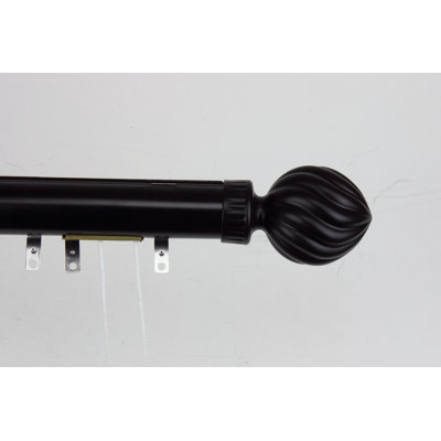 Rod Desyne Elite Traverse  Fluted-Ball Center Open  Rod with Sliders