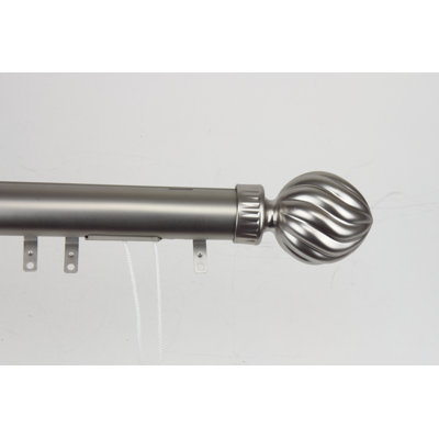 Rod Desyne Elite Traverse  Fluted-Ball Center Open  Rod with Sliders