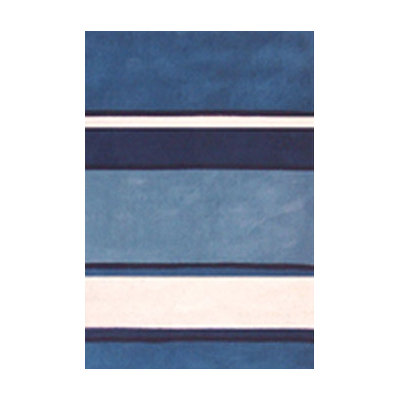 American Home Rug Co. Beach Rug Blue/White Ocean Stripes Rug