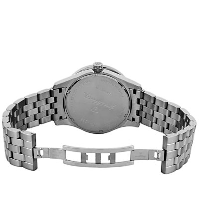 JBW Men's Pantheon Watch in Silver with Black Dial
