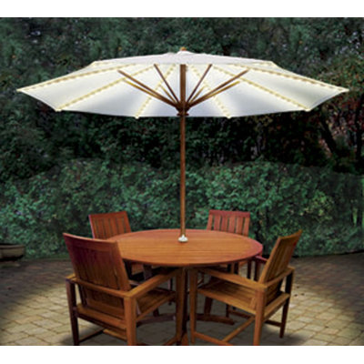 Blue Star Group Brella Lights Patio Umbrella Lighting System